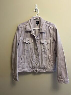 GAP Women's Pale Lavender Jean Jacket